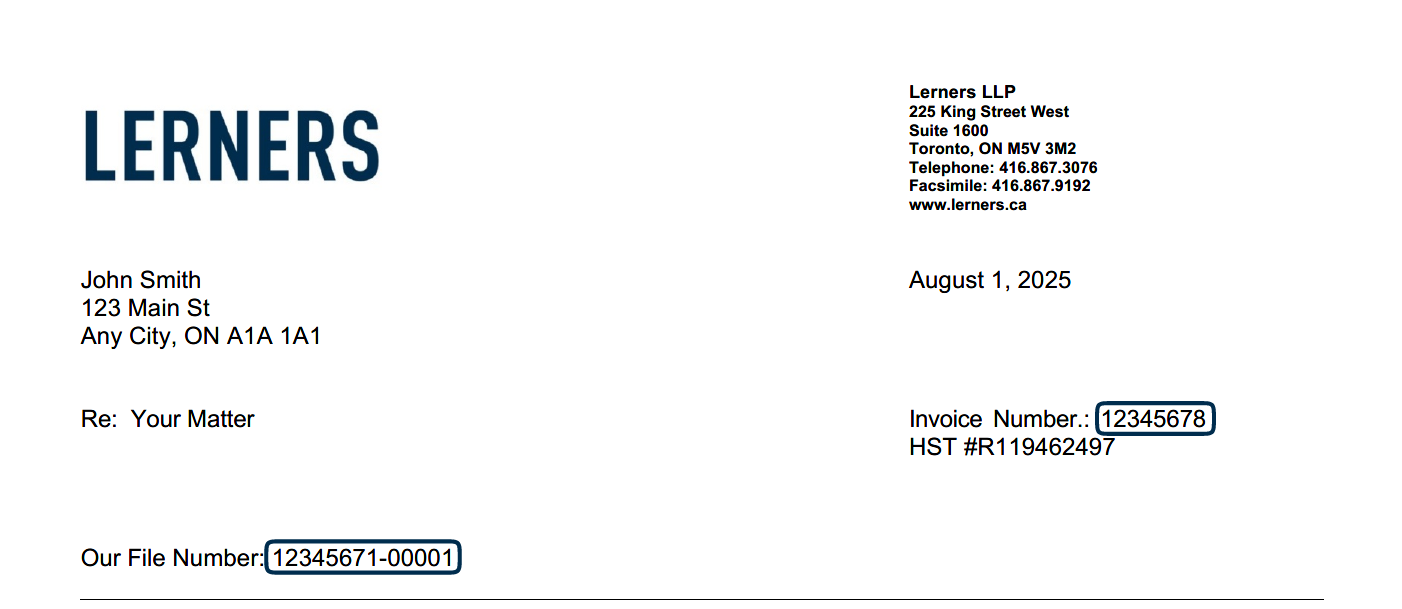 Example Invoice